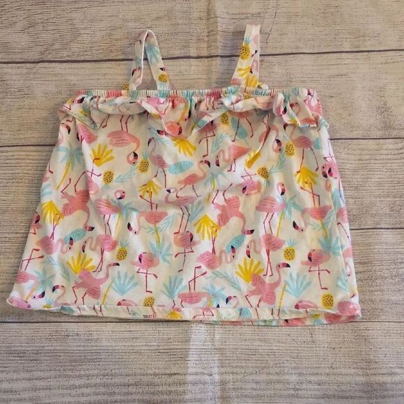 The Children's Place Other - The Children's Place Pink and Yellow Ruffled Camisole